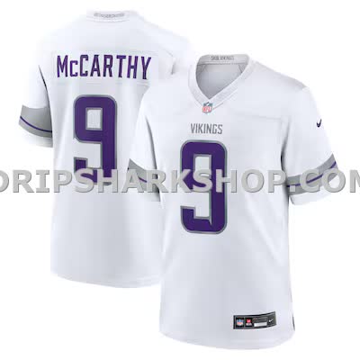 Mens Nike Jj Mccarthy White Minnesota Vikings Alternate Game Player Jersey