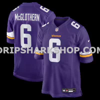 Mens Nike Dwight Mcglothern Purple Minnesota Vikings Team Game Jersey