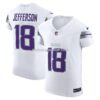 Mens Nike Justin Jefferson White Minnesota Vikings Alternate Vapor Fuse Elite Player Jersey