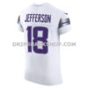 Mens Nike Justin Jefferson White Minnesota Vikings Alternate Vapor Fuse Elite Player Jersey