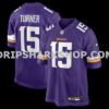 Mens Nike Dallas Turner Purple Minnesota Vikings Player Game Jersey