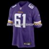 Mens Nike Jalen Redmond Purple Minnesota Vikings Game Jersey