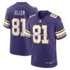 Mens Nike Carl Eller Purple Minnesota Vikings Retired Player Alternate Game Jersey
