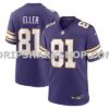 Mens Nike Carl Eller Purple Minnesota Vikings Retired Player Alternate Game Jersey