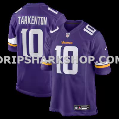 Mens Nike Fran Tarkenton Purple Minnesota Vikings Game Retired Player Jersey