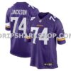 NFL214a56M01-78160a Mens Nike Donovan Jackson Purple Minnesota Vikings Game Player Jersey