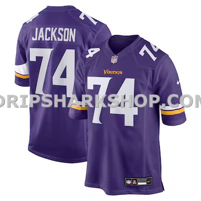 Mens Nike Donovan Jackson Purple Minnesota Vikings Game Player Jersey