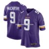 Mens Nike Jj Mccarthy Purple Minnesota Vikings Player Game Jersey