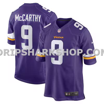 Mens Nike Jj Mccarthy Purple Minnesota Vikings Player Game Jersey