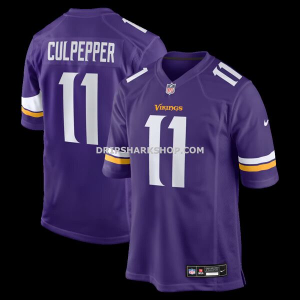Mens Nike Daunte Culpepper Purple Minnesota Vikings Game Retired Player Jersey