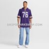 Mens Nike Will Fries Purple Minnesota Vikings Team Game Jersey