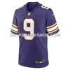 NFL2154f1G06-0a7974 Mens Nike Jj Mccarthy Purple Minnesota Vikings 2nd Alternate Player Game Jersey