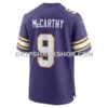 NFL2154f1G07-b9a7e0 Mens Nike Jj Mccarthy Purple Minnesota Vikings 2nd Alternate Player Game Jersey