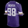 Mens Nike Bo Richter Purple Minnesota Vikings Team Game Jersey