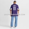 Mens Nike Carson Wentz Purple Minnesota Vikings Team Game Jersey