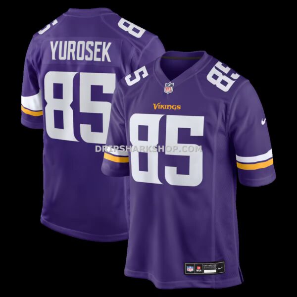 Mens Nike Ben Yurosek Purple Minnesota Vikings Team Game Jersey