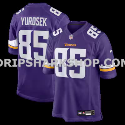 Mens Nike Ben Yurosek Purple Minnesota Vikings Team Game Jersey