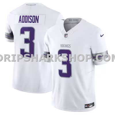 Mens Nike Jordan Addison White Minnesota Vikings Alternate Vapor Fuse Limited Jersey