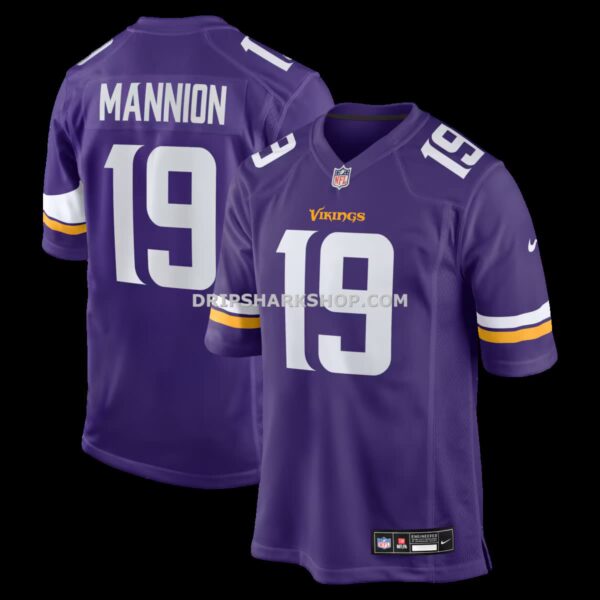 Mens Nike Sean Mannion Purple Minnesota Vikings Game Jersey