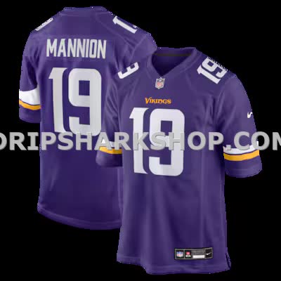 Mens Nike Sean Mannion Purple Minnesota Vikings Game Jersey