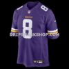 Mens Nike Jeff Okudah Purple Minnesota Vikings Team Game Jersey