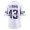 Mens Nike Andrew Van Ginkel White Minnesota Vikings Alternate Game Jersey
