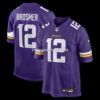 Mens Nike Max Brosmer Purple Minnesota Vikings Team Game Jersey