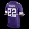 Mens Nike Paul Krause Purple Minnesota Vikings Game Retired Player Jersey