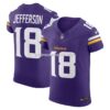 Mens Nike Justin Jefferson Purple Minnesota Vikings Vapor Fuse Elite Jersey