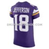 Mens Nike Justin Jefferson Purple Minnesota Vikings Vapor Fuse Elite Jersey