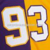 Mens Mitchell And Ness John Randle Purple Gold Minnesota Vikings 1998 Split Legacy Replica Jersey Pi5003000