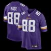 Mens Nike Alan Page Purple Minnesota Vikings Game Retired Player Jersey