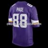 Mens Nike Alan Page Purple Minnesota Vikings Game Retired Player Jersey