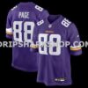 Mens Nike Alan Page Purple Minnesota Vikings Game Retired Player Jersey