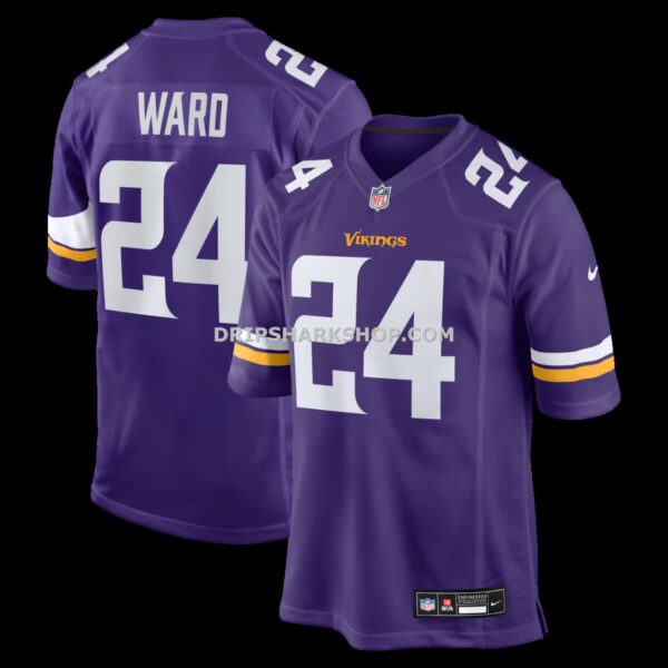 Mens Nike Jay Ward Purple Minnesota Vikings Team Game Jersey