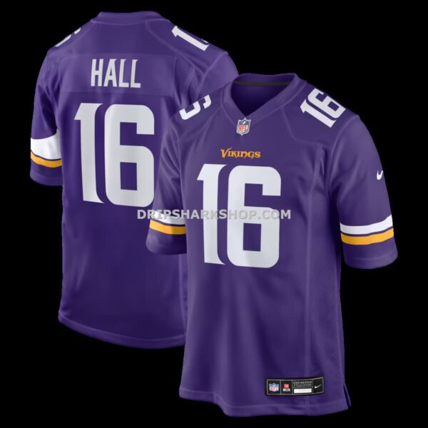 Mens Nike Jaren Hall Purple Minnesota Vikings Game Jersey