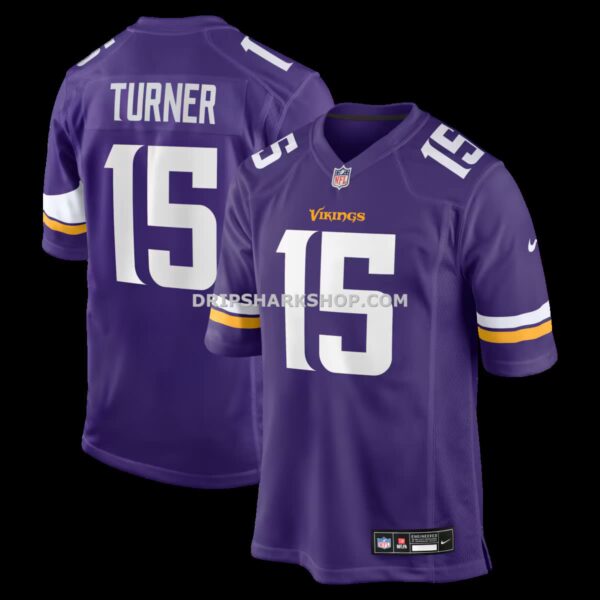 Mens Nike Dallas Turner Purple Minnesota Vikings Game Jersey
