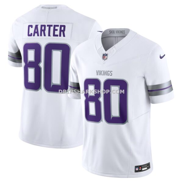 Mens Nike Cris Carter White Minnesota Vikings Alternate Vapor Fuse Retired Player Limited Jersey