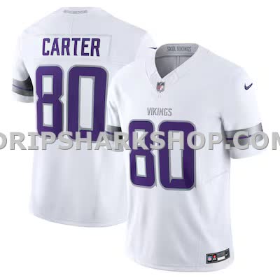 Mens Nike Cris Carter White Minnesota Vikings Alternate Vapor Fuse Retired Player Limited Jersey