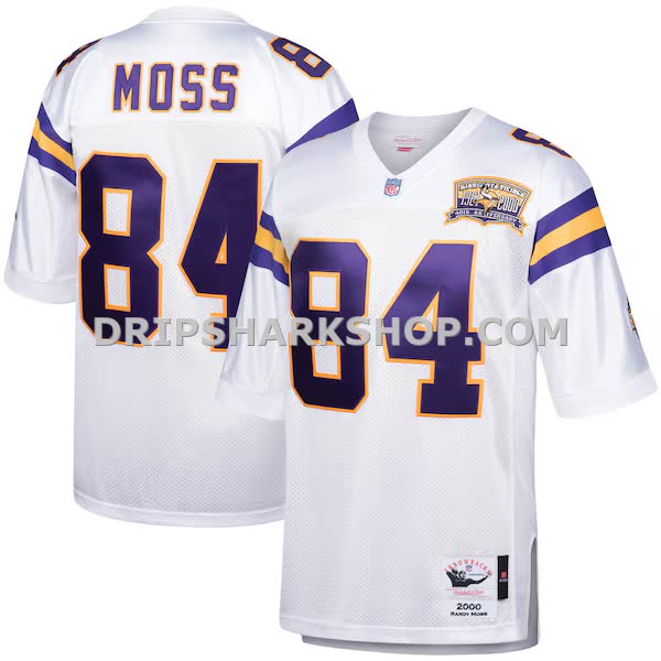 Mens Mitchell And Ness Randy Moss White Minnesota Vikings 2000 Authentic Throwback Retired Player Jersey Pi3615000
