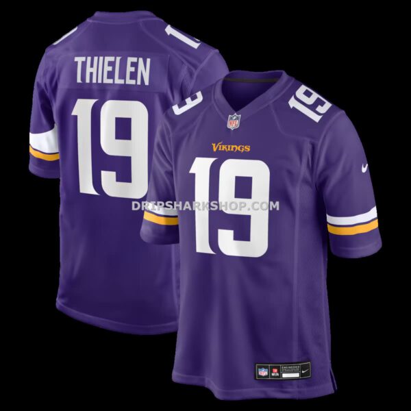 Mens Nike Adam Thielen Purple Minnesota Vikings Game Jersey
