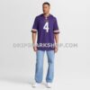 Mens Nike Myles Price Purple Minnesota Vikings Team Game Jersey