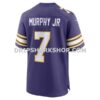 NFL219a96G06-2d8371 Mens Nike Byron Murphy Jr Purple Minnesota Vikings Alternate Game Jersey