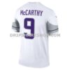 NFL219d9dG07-3fb052 Mens Nike Jj Mccarthy White Minnesota Vikings Legend Player Performance Top