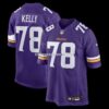 Mens Nike Ryan Kelly Purple Minnesota Vikings Team Game Jersey