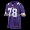 Mens Nike Ryan Kelly Purple Minnesota Vikings Team Game Jersey