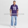 Mens Nike Ryan Kelly Purple Minnesota Vikings Team Game Jersey