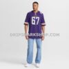 NFL219f65G10-0a17f2 Mens Nike Justin Skule Purple Minnesota Vikings Team Game Jersey