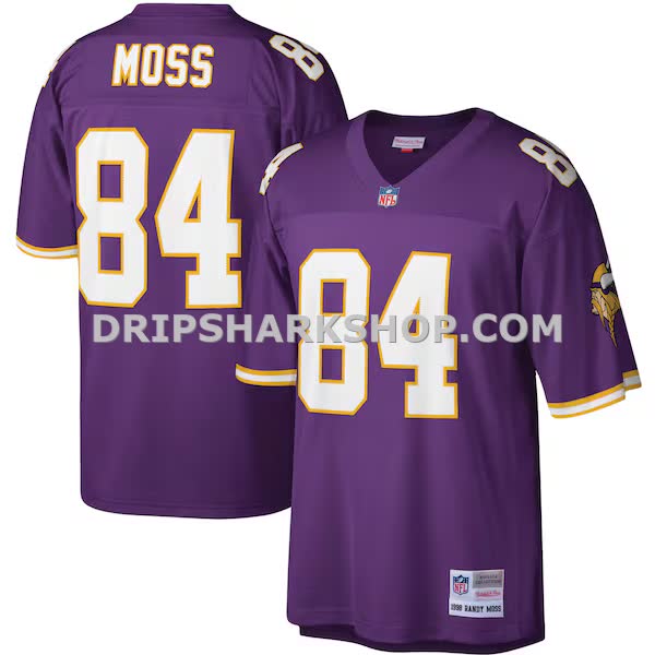 Mens Mitchell And Ness Randy Moss Purple Minnesota Vikings Legacy Replica Jersey Pi3610000
