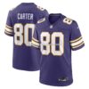 Mens Nike Cris Carter Purple Minnesota Vikings Retired Player Alternate Game Jersey
